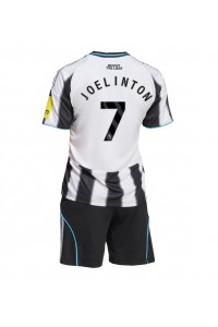 Newcastle United Joelinton #7 Jalkapallovaatteet Lasten Kotipeliasu 2025-26 Lyhythihainen (+ Lyhyet housut)